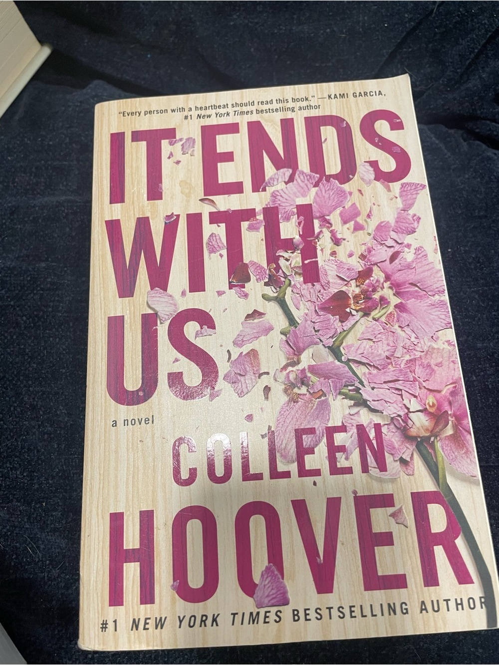 It Ends With Us Paperback - Pink Floral Cover